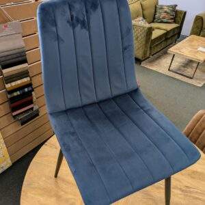 lucca blue 3 Lucca dining chair - Blue