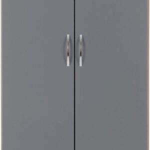 Nevada 2 door wardrobe - Grey