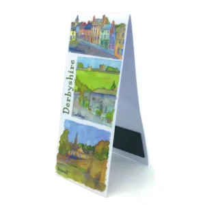 Derbyshire magnetic bookmark by Emma Ball