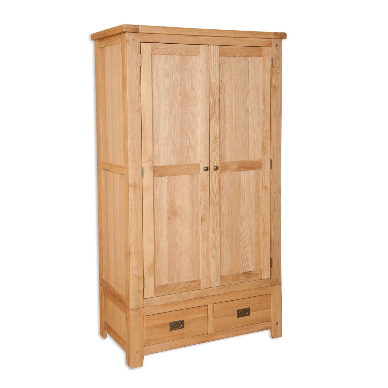 Melbourne natural oak double wardrobe