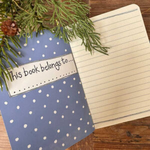 Christmas Hares Small Chunky Notebook