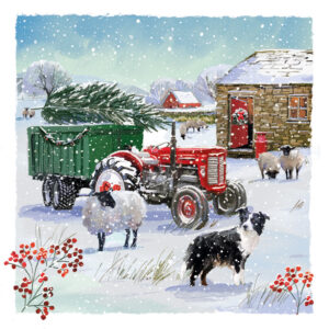 snow on the farm Farmyard Friends Twin Pack - Ashgate Christmas cards